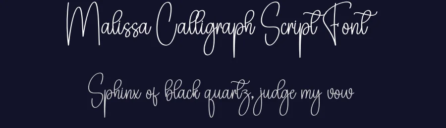 Malissa Calligraph Script Font by andikastudio — Script Handwritten Font — thumbnail 2