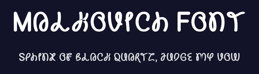 Malkovich Font by madeDeduk — Script Handwritten Font — thumbnail 2