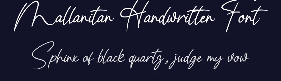 Mallanitan Handwritten Font by andikastudio — Script Handwritten Font — thumbnail 2