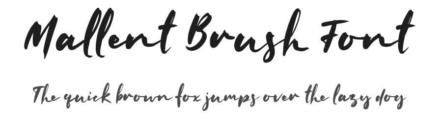 Mallent Brush Font by alit design — Script Handwritten Font