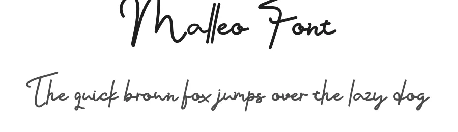 Malleo Font by rulihoki โ Script Handwritten Font