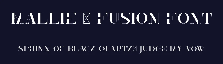 Mallie – Fusion Font by vp_creative_shop — Decorative Font — thumbnail 2