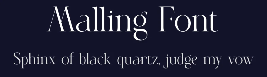 Malling Font by SURATMI — Serif Font — thumbnail 2