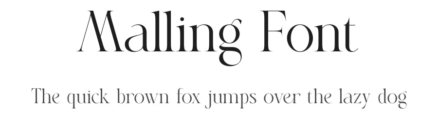 Malling Font by SURATMI — Serif Font