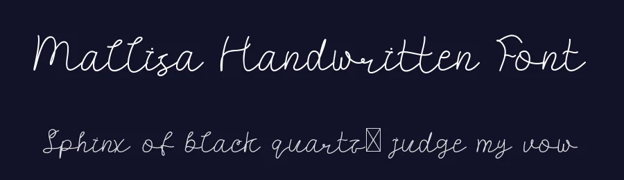 Mallisa Handwritten Font by edricstudio — Script Handwritten Font — thumbnail 2