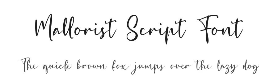 Mallorist Script Font by nurfdesigns — Script Handwritten Font