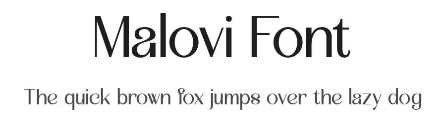 Malovi Font by Fontliner — Display Font