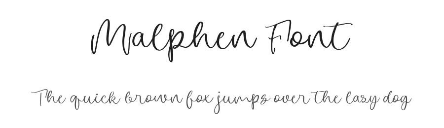 Malphen Font by metafontsy — Script Handwritten Font