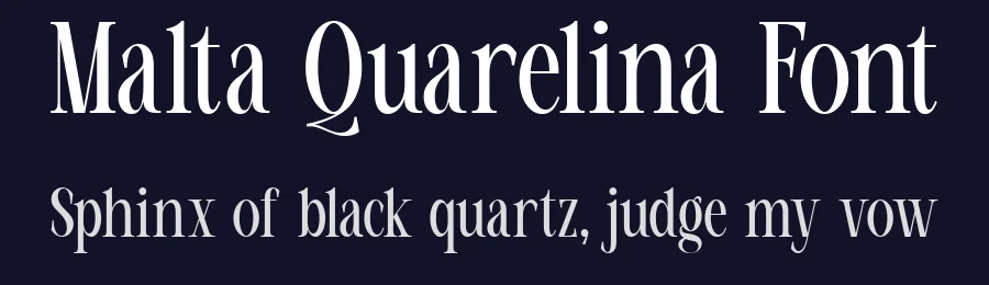Malta Quarelina Font by Say Studio — Display Font — thumbnail 2