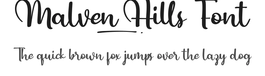 Malven Hills Font by RaisProject — Script Handwritten Font