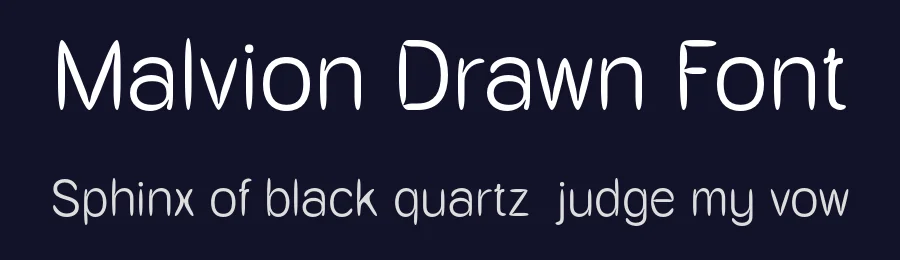 Malvion Drawn Font by craftsupplyco — Sans Serif Font — thumbnail 2