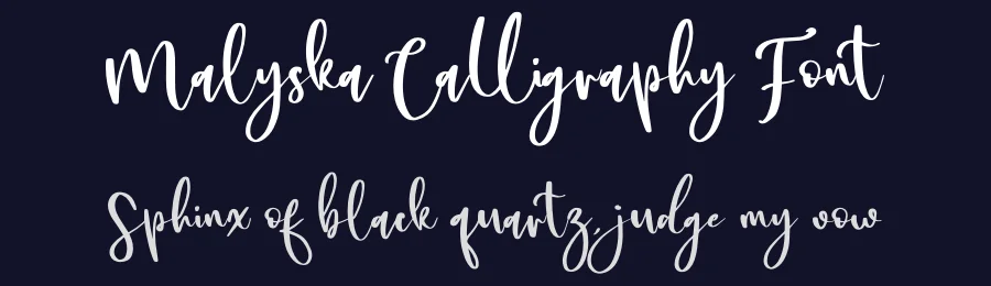 Malyska Calligraphy Font by letterenastudios — Script Handwritten Font — thumbnail 2