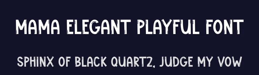 Mama Elegant Playful Font by freshtypeink — Display Font — thumbnail 2