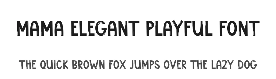 Mama Elegant Playful Font by freshtypeink — Display Font