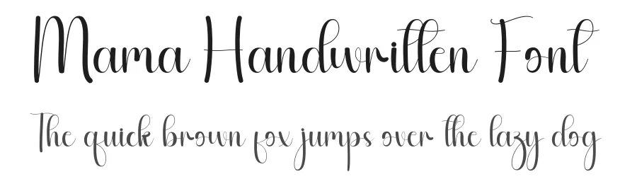 Mama Handwritten Font by andikastudio — Script Handwritten Font