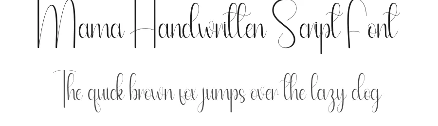 Mama Handwritten Script Font by andikastudio — Script Handwritten Font