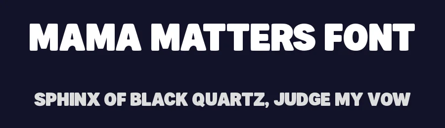 Mama Matters Font by Almairatype — Display Font — thumbnail 2