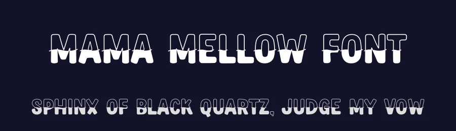 Mama Mellow Font by freshtypeink — Display Font — thumbnail 2