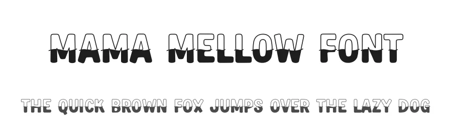 Mama Mellow Font by freshtypeink — Display Font