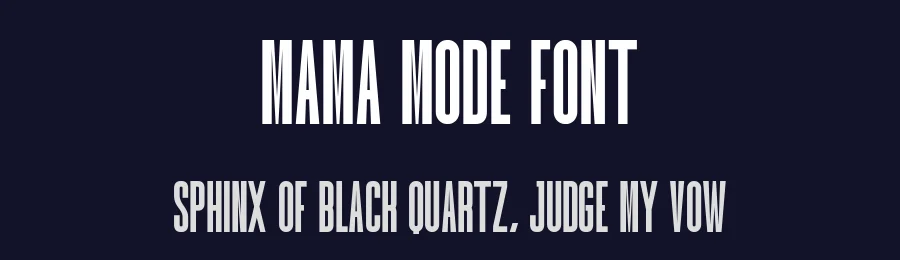 Mama Mode Font by Craftedtype — Decorative Font — thumbnail 2