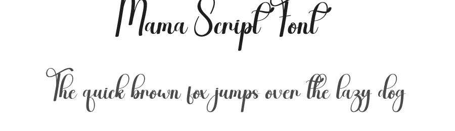 Mama Script Font by andikastudio — Script Handwritten Font