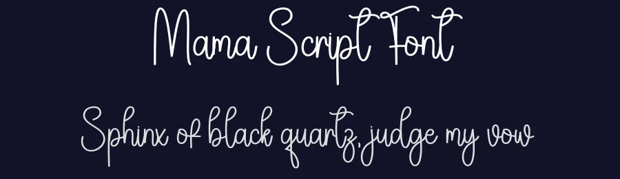 Mama Script Font by creativeletter — Script Handwritten Font — thumbnail 2