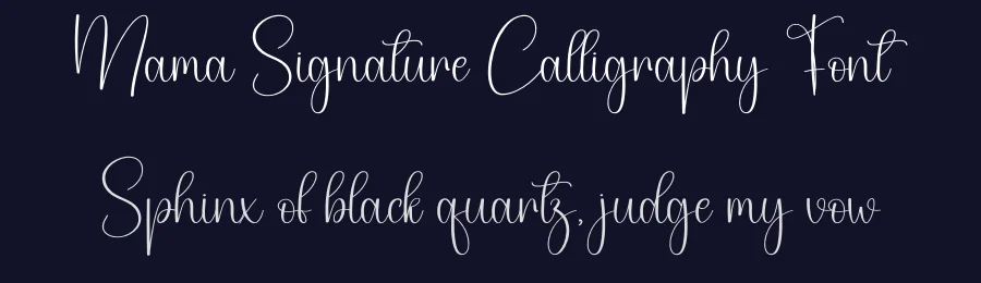 Mama Signature Calligraphy Font by andikastudio — Script Handwritten Font — thumbnail 2