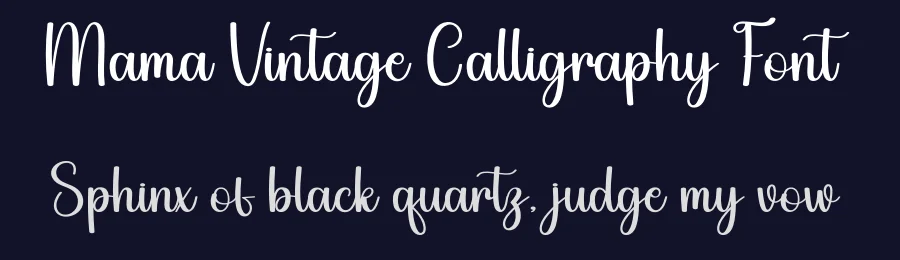Mama Vintage Calligraphy Font by andikastudio — Script Handwritten Font — thumbnail 2