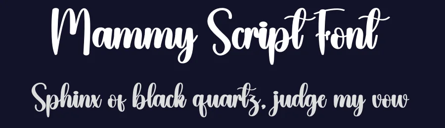Mammy Script Font by creativeletter — Script Handwritten Font — thumbnail 2