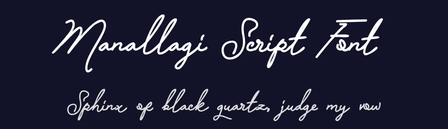 Manallagi Script Font by AnomaliDesign — Script Handwritten Font — thumbnail 2