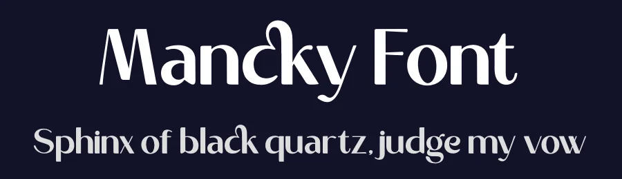 Mancky Font by saemooncreative — Sans Serif Font — thumbnail 2