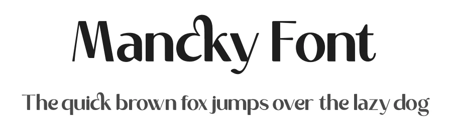 Mancky Font by saemooncreative — Sans Serif Font