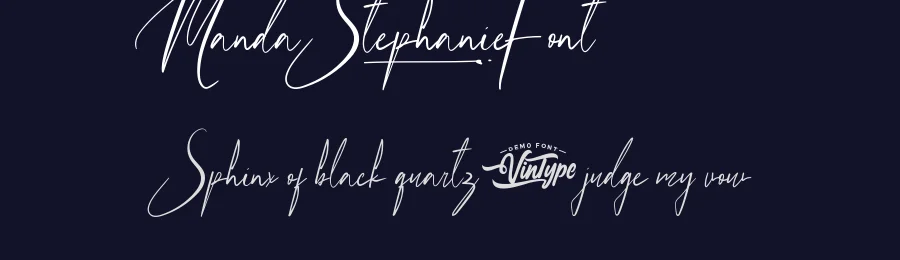 Manda Stephanie Font by VinType — Script Handwritten Font — thumbnail 2