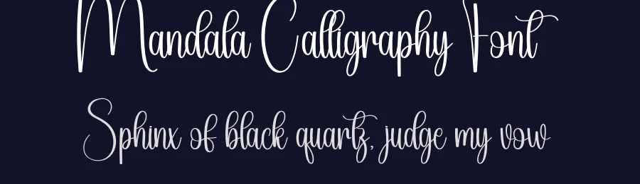 Mandala Calligraphy Font by andikastudio — Script Handwritten Font — thumbnail 2