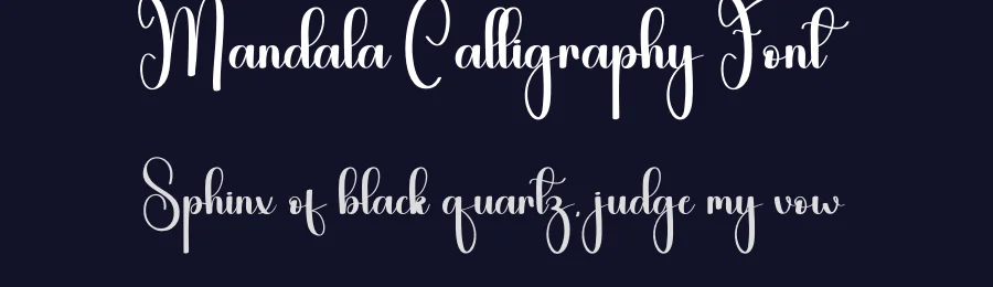 Mandala Calligraphy Font by andikastudio — Script Handwritten Font — thumbnail 2