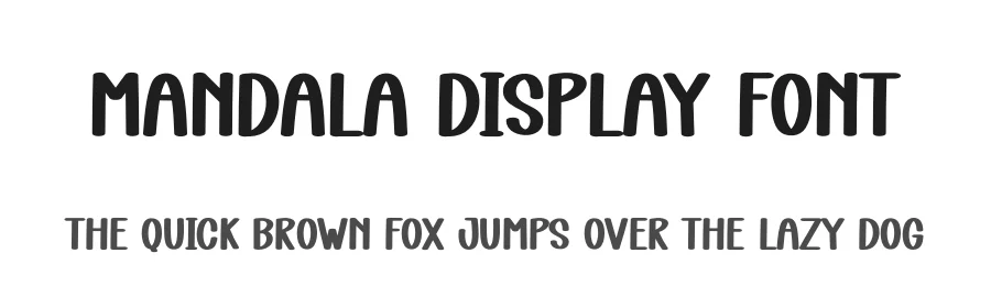Mandala Display Font by andikastudio — Display Font