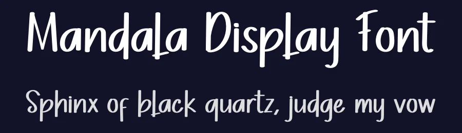 Mandala Display Font by inermediaSTUDIO — Display Font — thumbnail 2