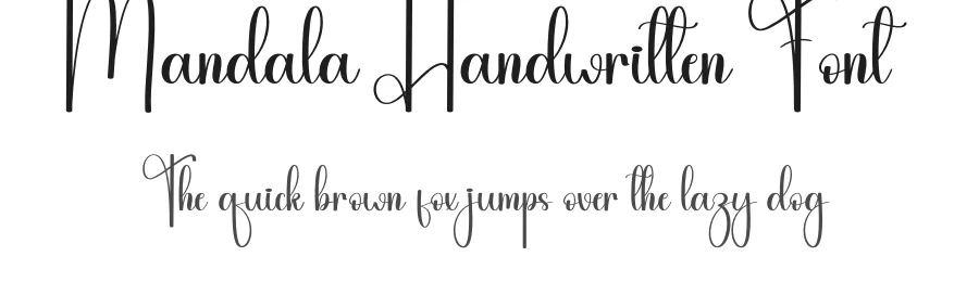Mandala Handwritten Font by andikastudio — Script Handwritten Font