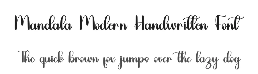 Mandala Modern Handwritten Font by inermediaSTUDIO — Script Handwritten Font