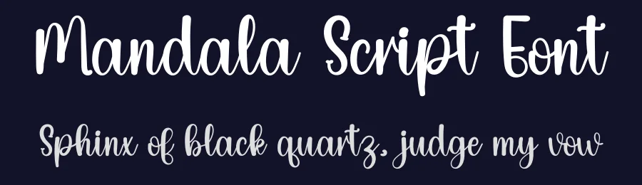 Mandala Script Font by inermediaSTUDIO — Script Handwritten Font — thumbnail 2