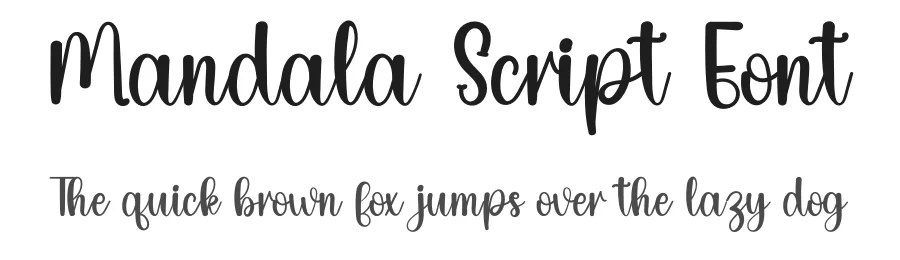 Mandala Script Font by inermediaSTUDIO — Script Handwritten Font