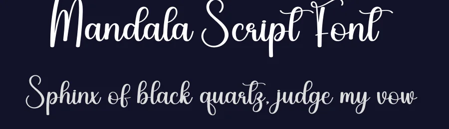 Mandala Script Font by andikastudio — Script Handwritten Font — thumbnail 2