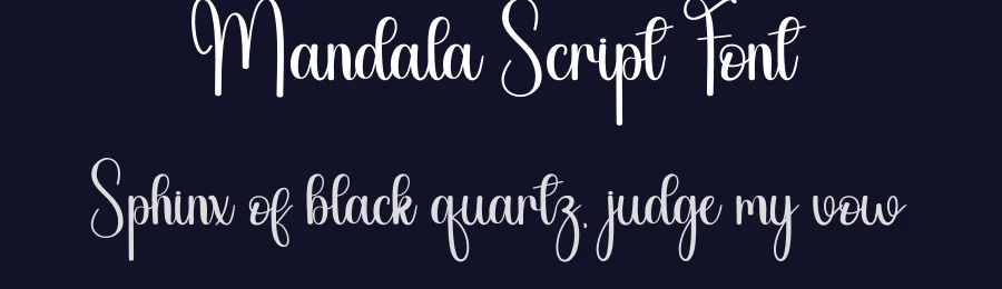 Mandala Script Font by andikastudio — Script Handwritten Font — thumbnail 2