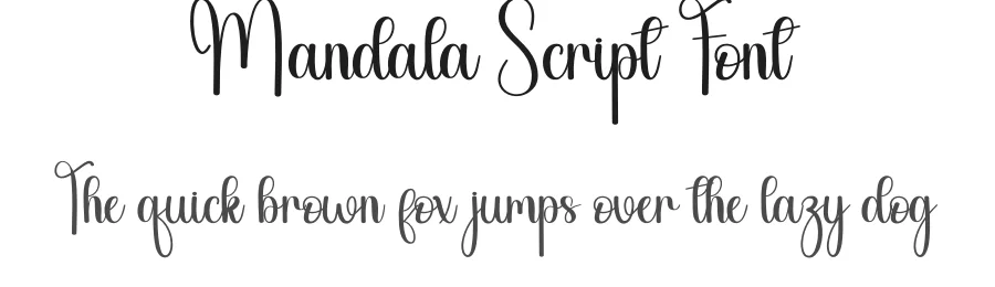 Mandala Script Font by andikastudio — Script Handwritten Font