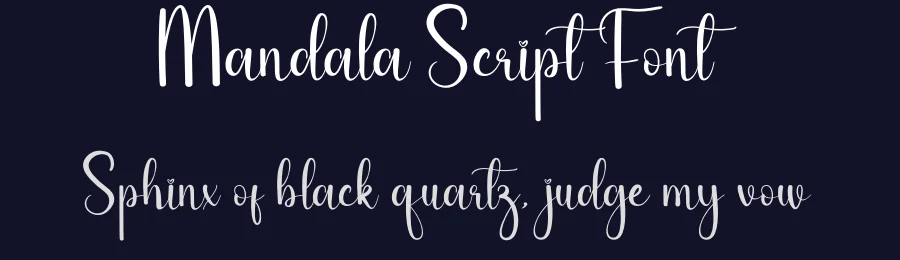 Mandala Script Font by andikastudio — Script Handwritten Font — thumbnail 2