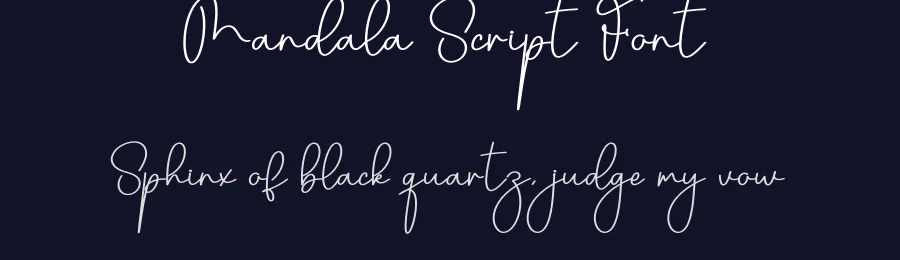 Mandala Script Font by creativeletter — Script Handwritten Font — thumbnail 2