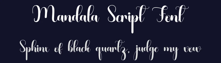 Mandala Script Font by inermediaSTUDIO — Script Handwritten Font — thumbnail 2