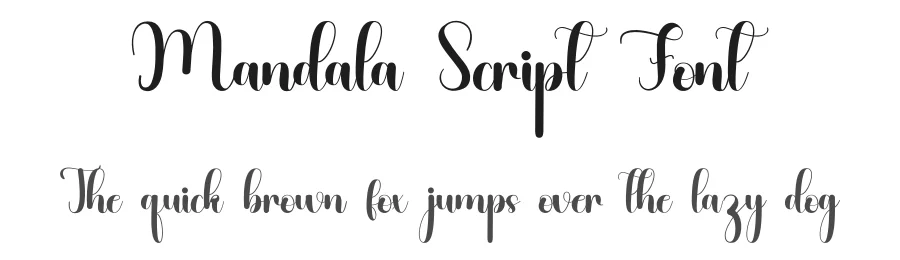 Mandala Script Font by inermediaSTUDIO — Script Handwritten Font