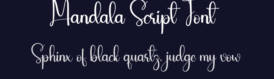 Mandala Script Font by andikastudio — Script Handwritten Font — thumbnail 2