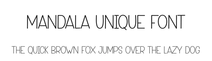 Mandala Unique Font by andikastudio — Display Font
